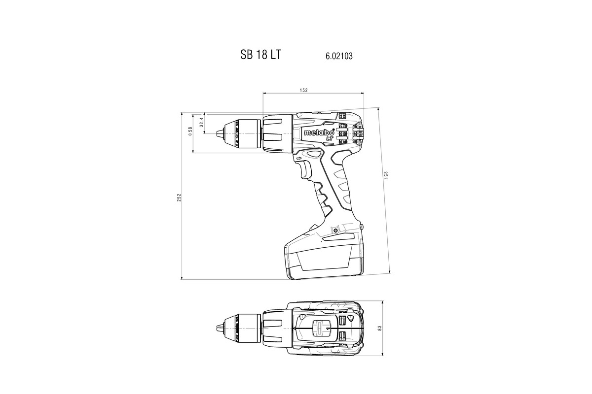 SB 18 LT Compact Аккумуляторные ударные дрели