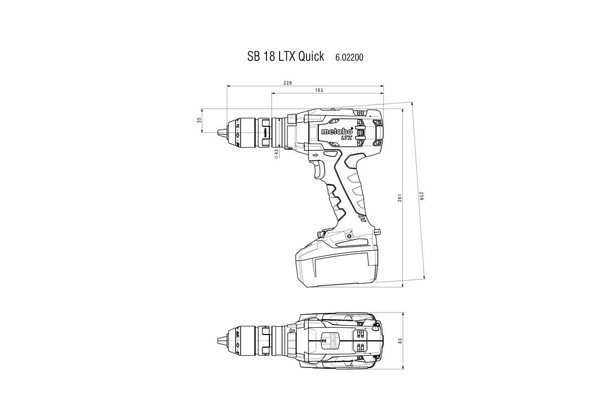 SB 18 LTX Quick Аккумуляторные ударные дрели